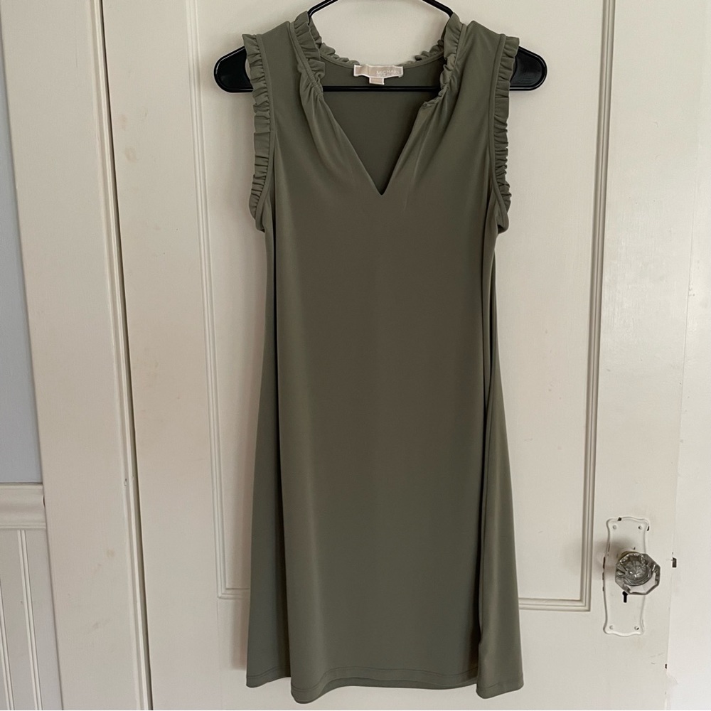Michael Kors Olive Green Dress | Medium